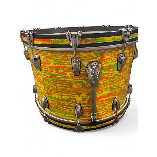 Used Ludwig 3 Piece Classic Maple downbeat CITRUS MOD Drum Kit