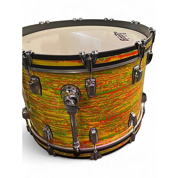 Used Ludwig 3 Piece Classic Maple downbeat CITRUS MOD Drum Kit