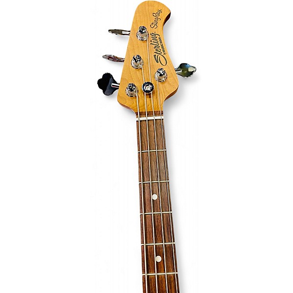 Used Sterling by Music Man Ray34 flame maple Electric Bass Guitar