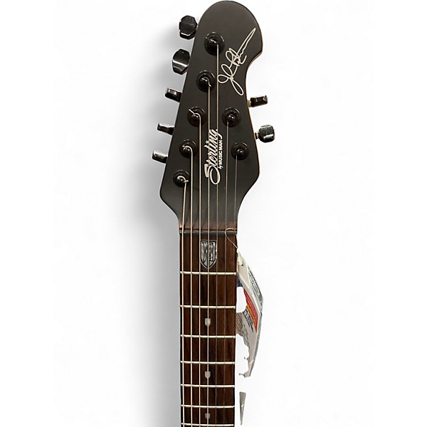 Used Sterling by Music Man John Petrucci JP157 7 String BLACK Solid Body Electric Guitar