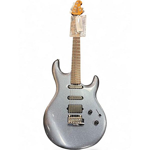 Used Ernie Ball Music Man Luke III Metallic Gray Solid Body Electric Guitar