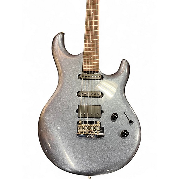 Used Ernie Ball Music Man Luke III Metallic Gray Solid Body Electric Guitar