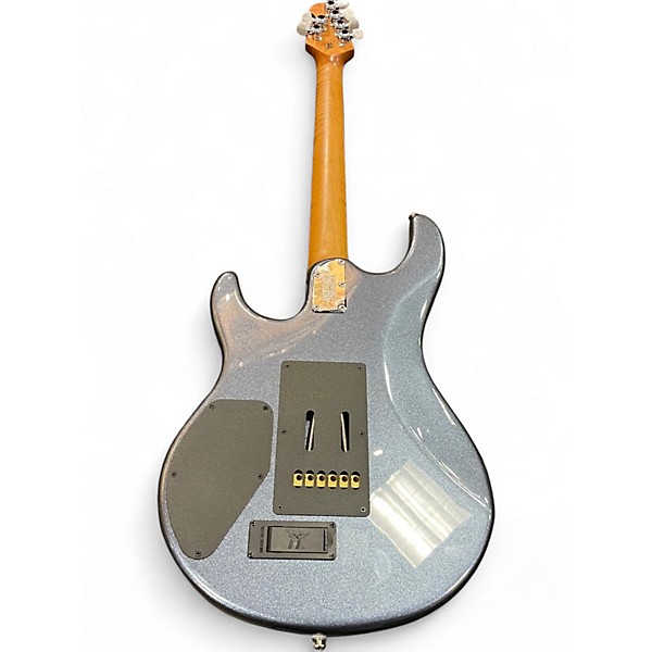 Used Ernie Ball Music Man Luke III Metallic Gray Solid Body Electric Guitar