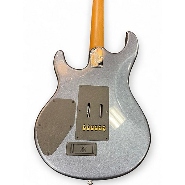 Used Ernie Ball Music Man Luke III Metallic Gray Solid Body Electric Guitar