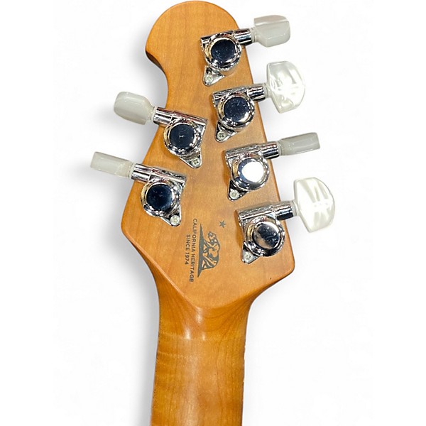 Used Ernie Ball Music Man Luke III Metallic Gray Solid Body Electric Guitar