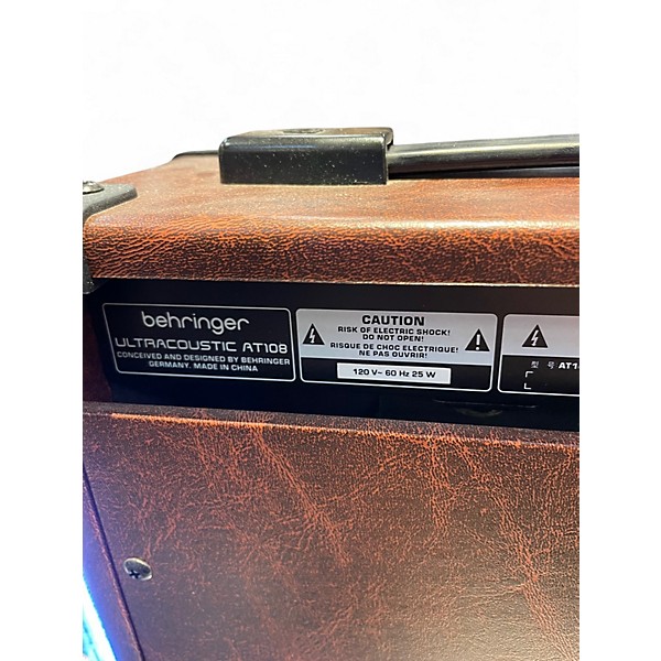 Used Behringer AT108 1X8 15W Ultracoustic Acoustic Guitar Combo Amp