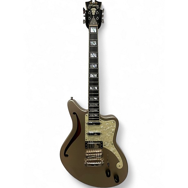 Used D'Angelico DELUXE BEDFORD HS Antique Gold Hollow Body Electric Guitar