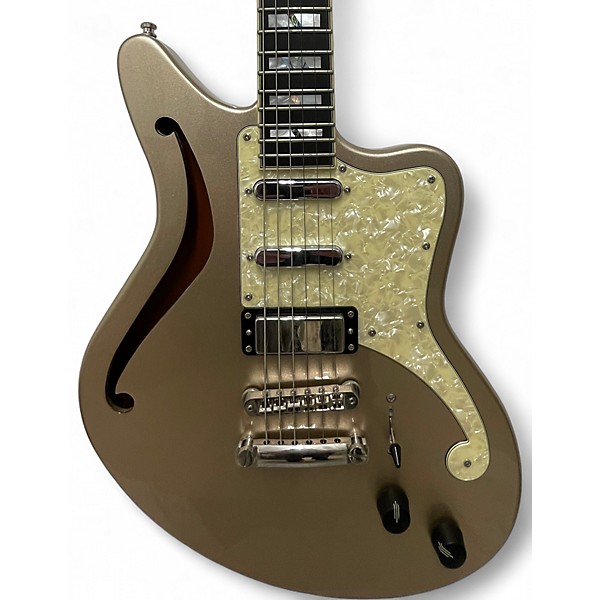 Used D'Angelico DELUXE BEDFORD HS Antique Gold Hollow Body Electric Guitar