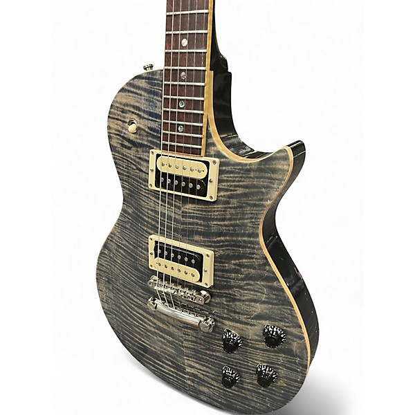 Used Zaukus Supernal Trans Blue Solid Body Electric Guitar