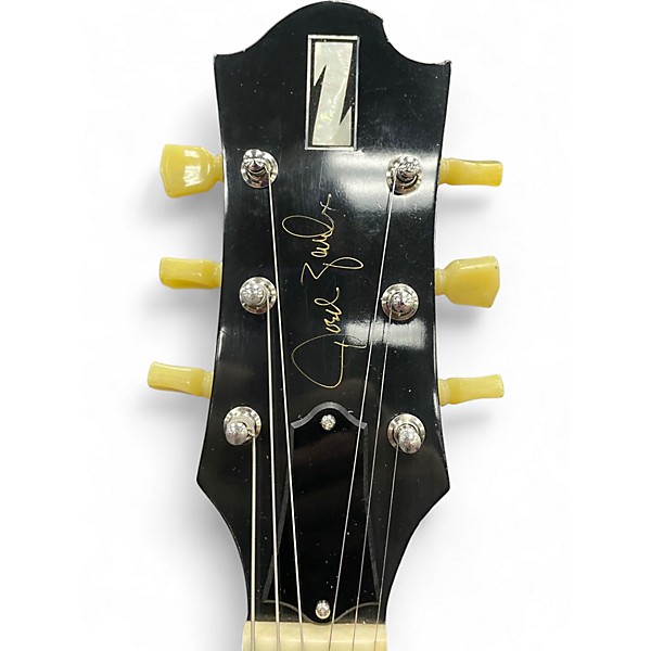 Used Zaukus Supernal Trans Blue Solid Body Electric Guitar