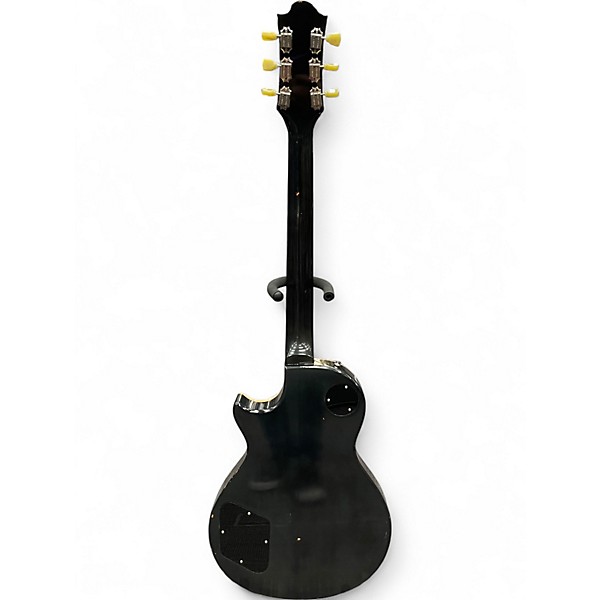 Used Zaukus Supernal Trans Blue Solid Body Electric Guitar