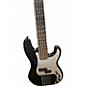 Used Squier Precision Bass Contemporay Black Electric Bass Guitar