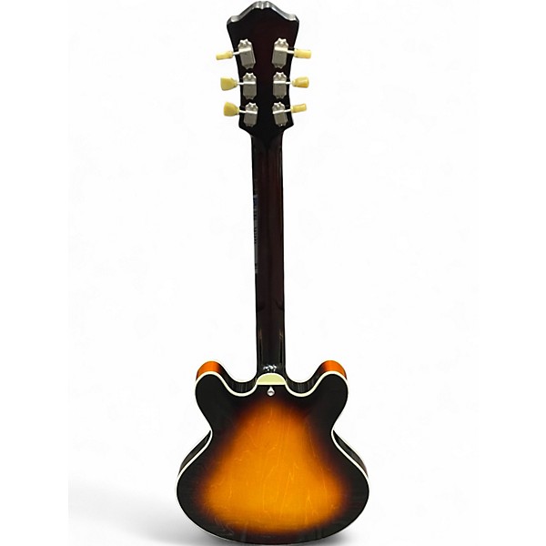 Used Eastman T60 3 Color Sunburst Hollow Body Electric Guitar