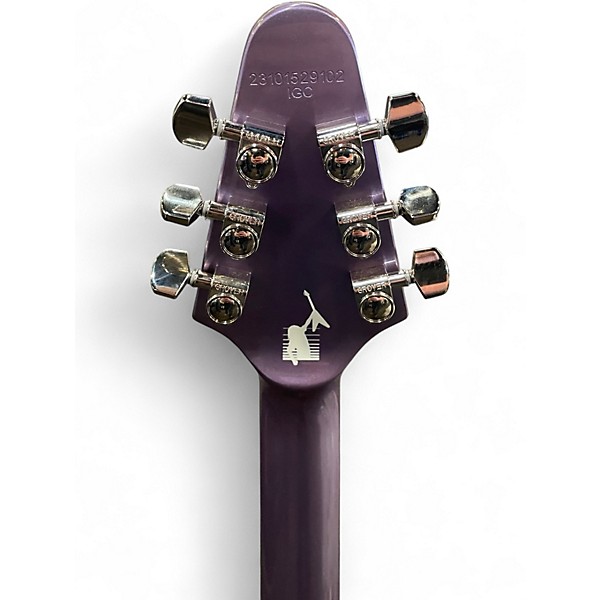 Used Epiphone kirk hammit flying v Purple Solid Body Electric Guitar