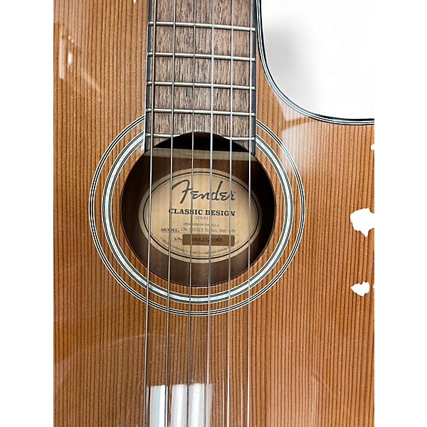 Used Fender CN-140SCE NATURAL Acoustic Electric Guitar