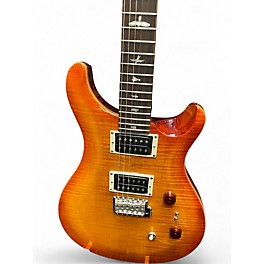 Used PRS SE Custom 24 Orange Solid Body Electric Guitar