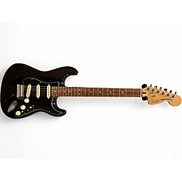 Used Fender Deluxe Stratocaster Black Solid Body Electric Guitar