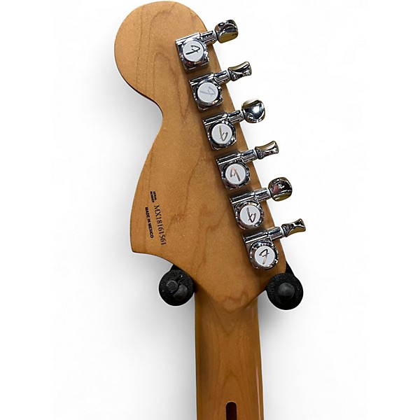 Used Fender Deluxe Stratocaster Black Solid Body Electric Guitar