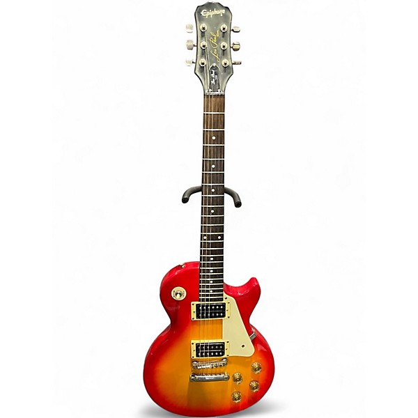 Used Epiphone Les Paul 100 Bolt On Cherry Sunburst Solid Body Electric Guitar