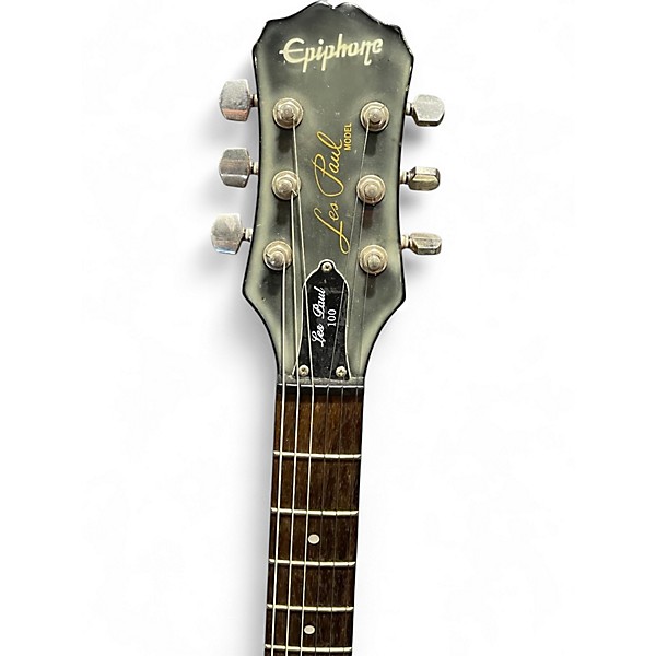 Used Epiphone Les Paul 100 Bolt On Cherry Sunburst Solid Body Electric Guitar