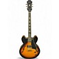 Used Epiphone ES335 Pro Sunburst Hollow Body Electric Guitar thumbnail