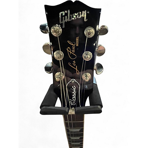 Used Gibson Les Paul Classic Trans Red Solid Body Electric Guitar