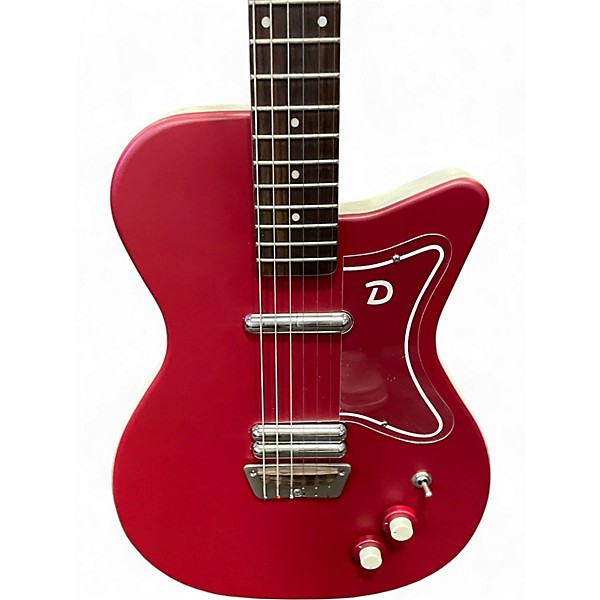 Used Danelectro '56 SINGLE CUT CARTOON RED Solid Body Electric Guitar