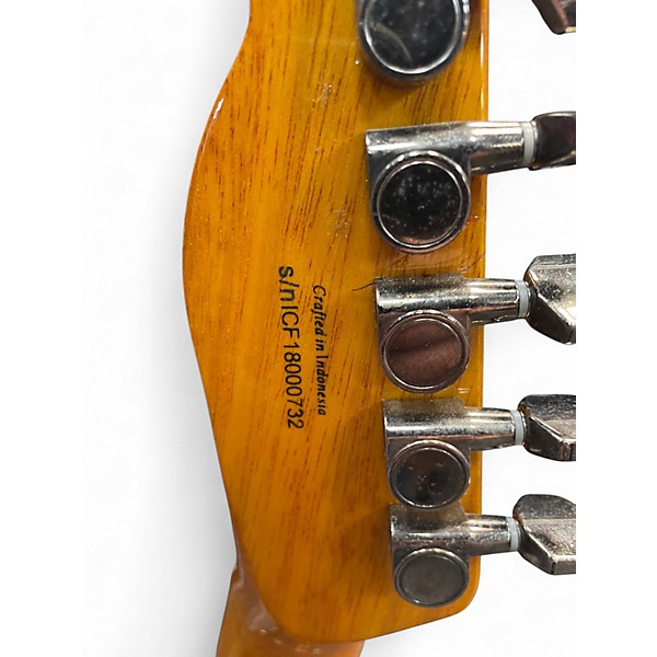 Used Fender Special Edition Custom Telecaster FMT HH Amber Solid Body Electric Guitar