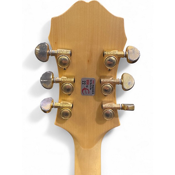 Used Epiphone Sheraton II Natural Hollow Body Electric Guitar