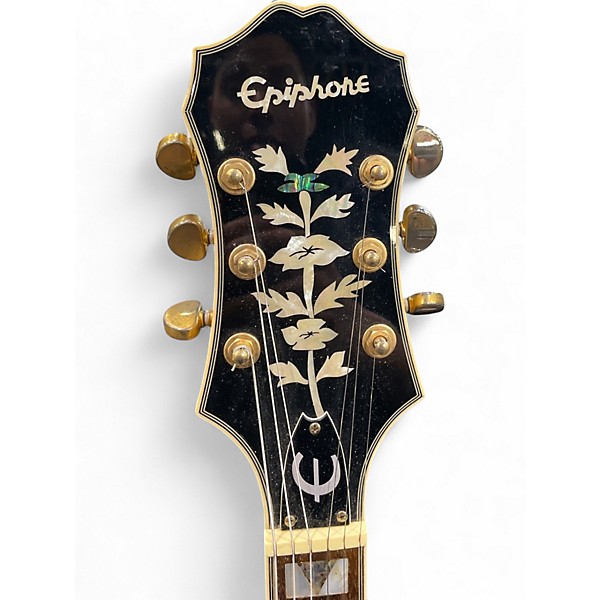 Used Epiphone Sheraton II Natural Hollow Body Electric Guitar