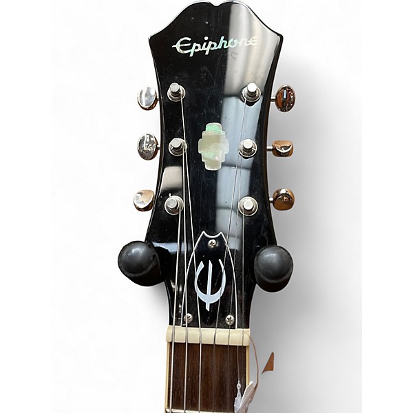 Used Epiphone Riviera Sparkling Burgundy Hollow Body Electric Guitar