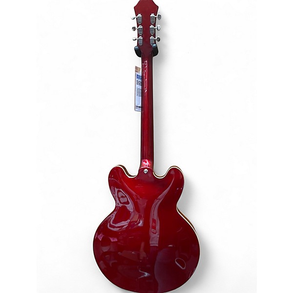 Used Epiphone Riviera Sparkling Burgundy Hollow Body Electric Guitar