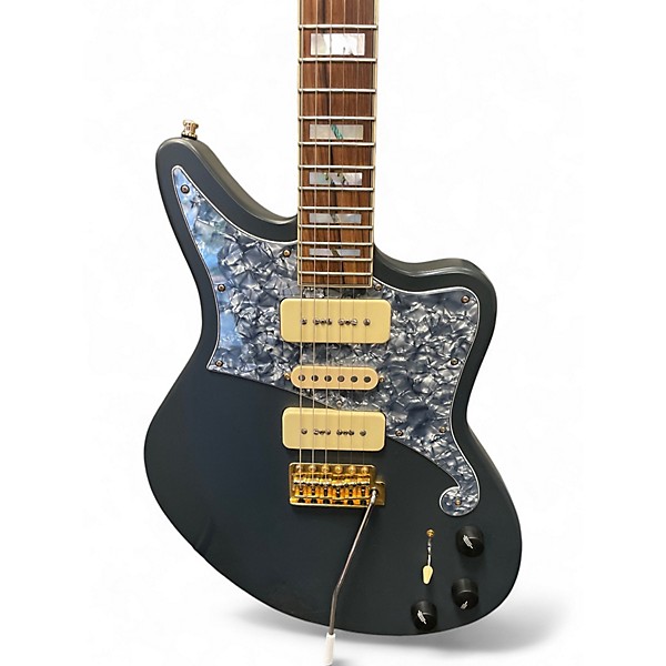 Used D'Angelico Bob Weir Deluxe  Bedford Matte Stone Solid Body Electric Guitar