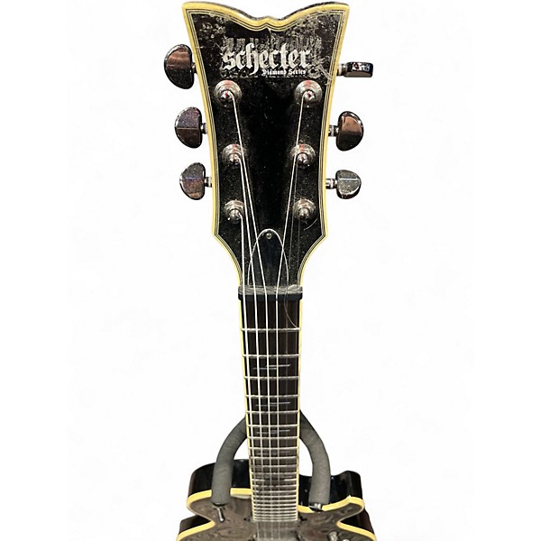 Used Schecter Guitar Research Blackjack Solo 6 BLACK Solid Body Electric Guitar