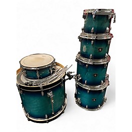 Used TAMA 6 Piece Superstar Classic Blue Lacquer Burst Drum Kit