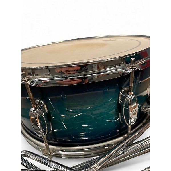 Used TAMA 6 Piece Superstar Classic Blue Lacquer Burst Drum Kit