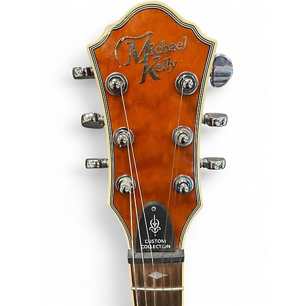Used Michael Kelly PATRIOT INSTINCT CUSTOM COLLECTION Amber Solid Body Electric Guitar