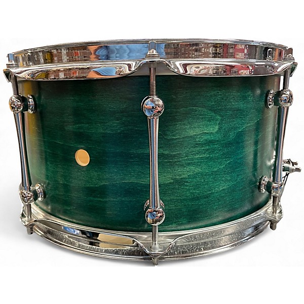 Used Kings Custom 7X13 EMERALD MAPLE/POPLAR Emerald Green Drum