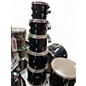 Vintage 1990s Pearl 7 Piece Export Black Drum Kit