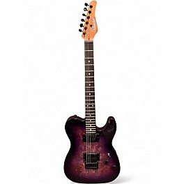 Used Schecter Guitar Research PT PURPLE BURST Solid Body Electric Guitar