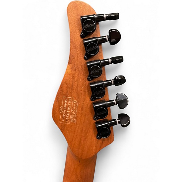 Used Schecter Guitar Research PT PURPLE BURST Solid Body Electric Guitar