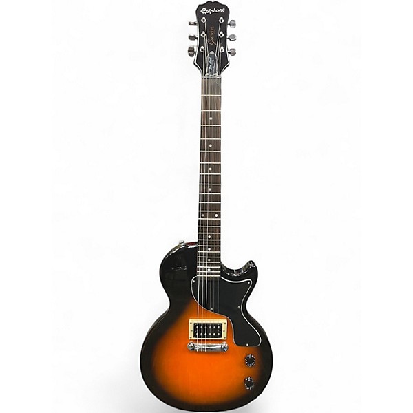 Used Epiphone Les Paul Junior Single Cut 2 Color Sunburst Solid Body Electric Guitar