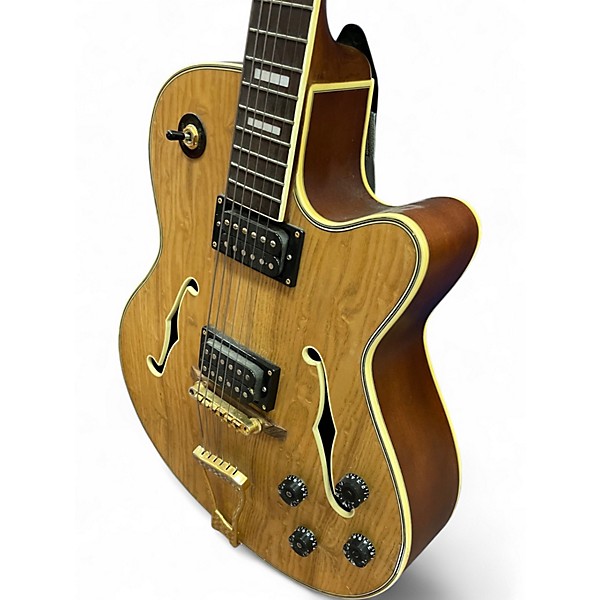 Used Stagg A300 Worn Brown Hollow Body Electric Guitar