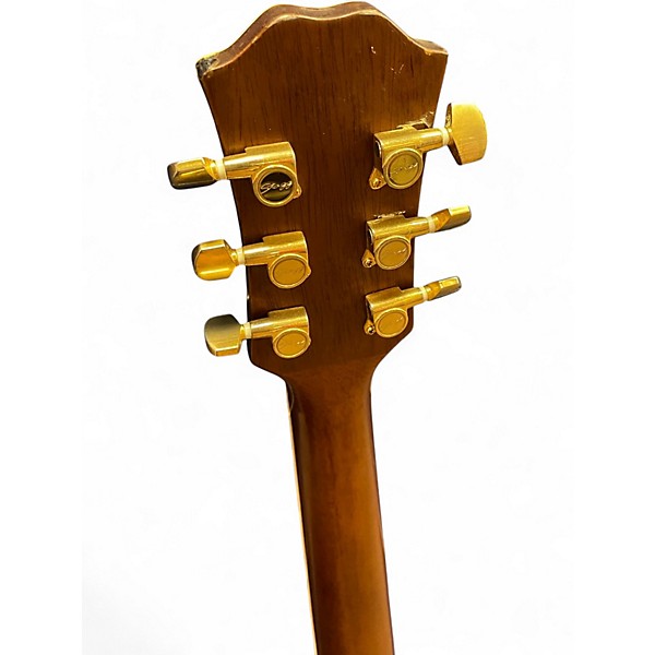 Used Stagg A300 Worn Brown Hollow Body Electric Guitar