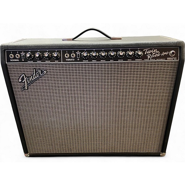 Used Fender 1965 Reissue Twin Reverb 85W 2x12 Tube Guitar Combo Amp