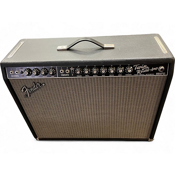 Used Fender 1965 Reissue Twin Reverb 85W 2x12 Tube Guitar Combo Amp