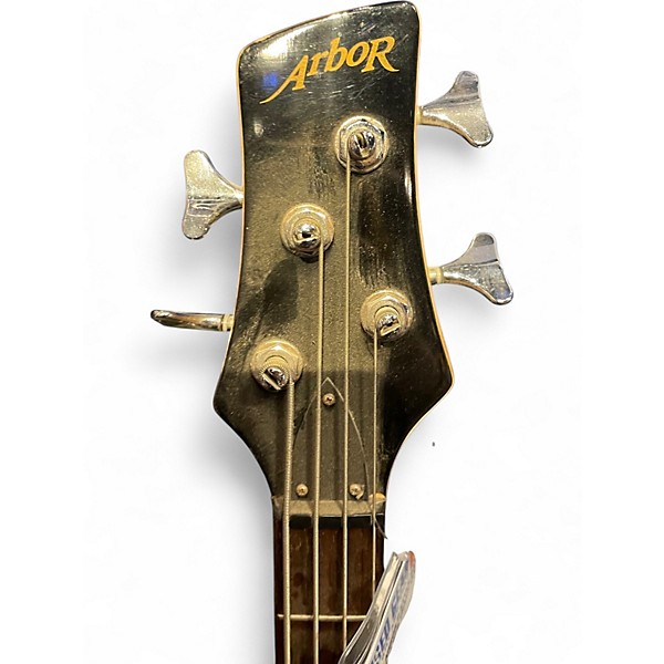 Used Arbor P STYLE BASS Crimson Red Trans Electric Bass Guitar