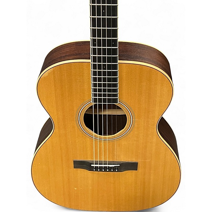 Used Larrivee OM03R Natural Acoustic Electric Guitar Natural