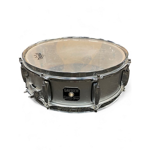 Used Gretsch Drums 14X5 Catalina Snare Metallic Silver Drum