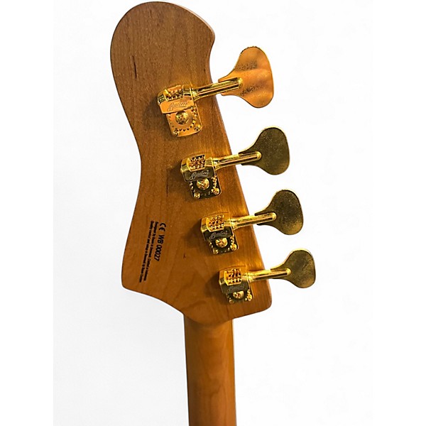 Used 2025 Baum Wingman Bass Black and Gold Electric Bass Guitar